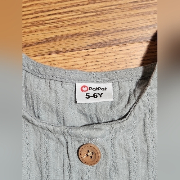 PATPAT Blue Cotton Linen Cottage Dress - Picture 4 of 5